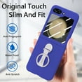 thumbnail image 2 of TECH CIRCLE Case for Samsung Galaxy Z Flip5 (2023) - Hard Plastic Shockproof Rugged Phone Case Slim Fit Lightweight Cover with Phone Ring Stand Holder, Blue, 2 of 8