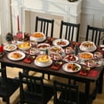 thumbnail image 6 of vancasso 30 Pieces Dinnerware Set Service for 6, Ceramic Tableware Set for Xmas, Dishwasher and Microwave Safe, Christmas Tree, 6 of 8