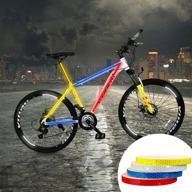 8M Reflective Tape Fluorescent Bike Bicycle Car Safety Reflective Stickers