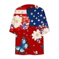 thumbnail image 6 of NSLGXD 4th of July Cardigan Tops for Women Loose Fit Patriotic Open Front Tops Summer Lightweight Kimono Cover Up for Independence Day S-3XL, 6 of 6
