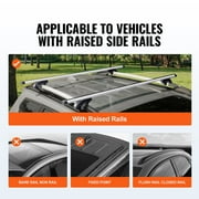 KFFKFF Universal Roof Rack Cross Bars, 54 Aluminum, 200 lbs, Adjustable with Locks, Multicolor