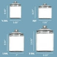 thumbnail image 5 of Anchor Hocking Heritage Hill Clear Glass Jars, Multipack: (1) 1/2 Gallon and (1) 3 Quart, 5 of 6