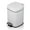 White, variant on MoNiBloom 1.6 Gallon Trash Can with Soft Close Lid, Stainless Steel Step On Trash Can with Removable Inner Bucket, Waste Bin for Bathroom Bedroom Office, Silver