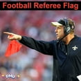 thumbnail image 6 of PMU Football Party Supplies and Decorations - Le- Red Challenge Flag 60746, Tossing Flags, Penalty Flag, Sports Fan, Football Referee Party Accessory (3/pkg) Pkg/1, 6 of 7