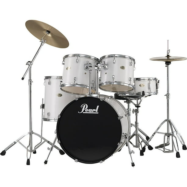 Pearl Forum 5-Piece Standard Drum Set with Hardware Black Carbon