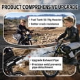 thumbnail image 2 of 49cc 2-Stroke Kids Dirt Bike, Gas Powered Mini Dirt Bike for Boys and Girls 5-13, Motorcycle with 25mph Max Speed, 2.5-10" Off Road Tires, Front and Rear Suspension & Dual Disc Brakes, Black, 2 of 8