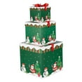 thumbnail image 2 of Christmas Gift Boxes with Lid for Holiday Thanksgiving New Year Packaging Xmas Decorative,Stacking Boxes for Gift Wrapping Party D, 2 of 8
