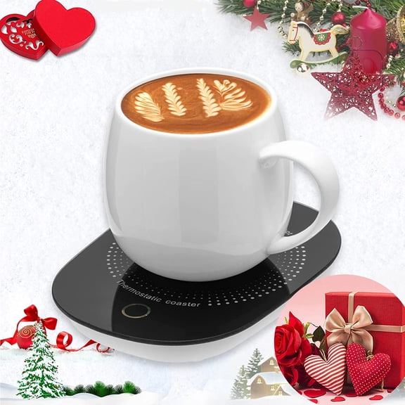 Prichor Coffee Mug Warmer for Desk with Auto Shut Off, Coffee Cup Warmer for Desk Office Home, Electric Beverage Warmer Gift for Coffee Tea Milk