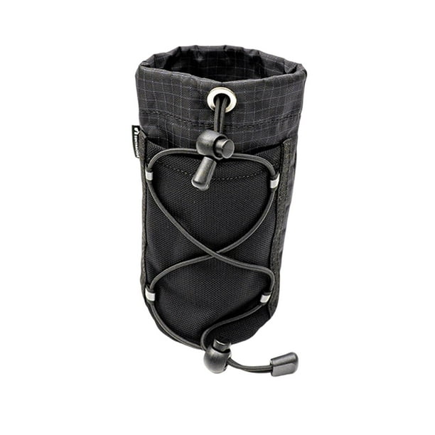 Portabotellas para mochila de exterior, accesorio multiusos para ciclismo, senderismo, Negro