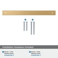 thumbnail image 4 of Amerock Ladera 10-1/16 inch (256mm) Center-to-Center Rectangle Champagne Bronze Cabinet Pull Backplate, 4 of 6