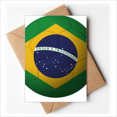 thumbnail image 1 of Brazil National Flag Soccer Football Greeting Cards You are Invited Invitations, 1 of 3