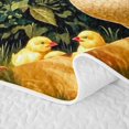 thumbnail image 5 of Erosebridal Rooster Quilt Full for Boys Girls, Sunflower Garden Full Bedspread Sets, 3pcs 1 Coverlet and 2 Pillowcases, 5 of 7