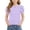 Purple, variant on Babcutegg Independence Day Patriotic Graphic T-Shirt With Soft Cotton Fabric, Classic Round Neck And Short Sleeves For Everyday Wear Multicolor Size 10