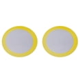 thumbnail image 1 of 2 Pcs Tapis de Cuisson en Silicone Rond Résistant à la Chaleur Tapis de Barbecue Antiadhésif Doublure de Plaque de Cuisson (20CM, Jaune), 1 of 8
