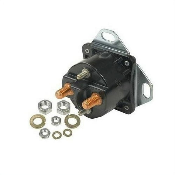 New 12V 4 Terminal Starter Motor Solenoid Compatible With John Deere Tractors By Part Numbers AT68973 AT40955