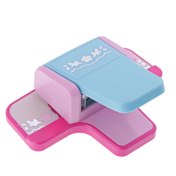 Eigraketly Perforadora de borde, perforadora de relieve, dispositivo de borde de papel para álbum de recortes, flor de ciruelo Material de laboratorio flor de ciruelo