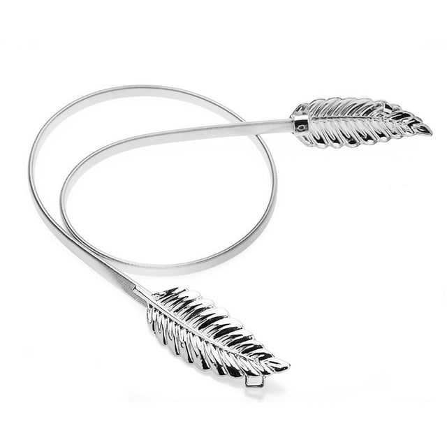 Minnieouse Cinturón de vestir Estilo simple estrecho Wrap Decoraciones Día de San Valentín Plata Type3 NO3 Minnieouse AP008763-04