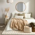 thumbnail image 2 of Bouclair Beige Ellyn Faux Fur Throw 50x60 in (127x152 cm), 2 of 6