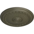 thumbnail image 3 of Ekena Millwork 27"OD x 2 1/2"P Brunswick Ceiling Medallion (Fits Canopies up to 4 1/2"), Hand-Painted Witch Hazel, 3 of 5