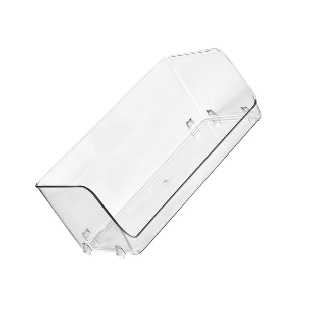 Bewildely Caja de almacenamiento de cocina a prueba de herrumbre fácil de limpiar con acabado elegante Estante de almacenamiento de Almacenamiento y organización del hogar Transparente L 1