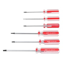 PBPBOX 6Pcs Red Triangle Screwdriver Set Multi Purpose Repair Hand Tool