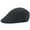 black, variant on Autumn And Winter Thick Beret Retro Striped Duck Tongue Caps Warm The Old Man Hat, Cotton Hat Cotton Men's Hat