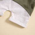 thumbnail image 4 of Baby Boy Outfits Shirts Sets Children's Spring Summer Cotton Color Block Printed Short Sleeve Beach 0 6 12 18 24 Months 2T 3T Boys' Clothing with Pocket T Tops Shorts Clothes Set 2-Piece, 4 of 6