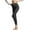 Black, variant on asjyhkr Legging for Women Stretch High Waist Tights Fleece Lined Thermal Gym Workout Yoga Base Layer Pants