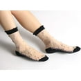 thumbnail image 2 of HAHDAXIA Womens 6 Pairs Ultrathin Transparent Lace Elastic Short Socks, 2 of 7
