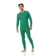 thumbnail image 3 of North 15 Mens Waffle Green Union Suit Underwear-90U-Green-M, 3 of 8