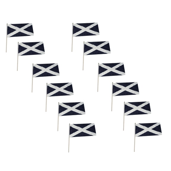 Scotland (St Andrew's Cross) 12 x 18 Inch Flag - 12 PK