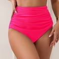 thumbnail image 2 of Godom Women's High Waisted Bikini Bottom Tummy Control Ruched Bathing Suit Swim Bottom S-XXL, 2 of 5