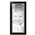 thumbnail image 2 of ArtToFrames 18" x 44" Espresso with Silver Lip Picture Frame, 18x44 inch Silver Wood Poster Frame (WOM-4951),  Pack, 2 of 7