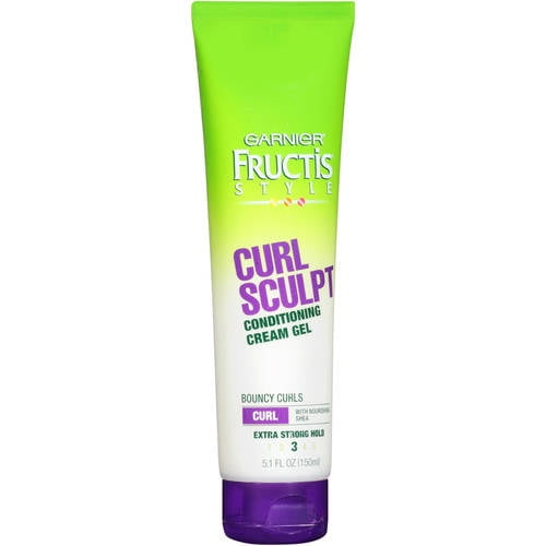 Garnier Fructis Style Curl Sculpt Conditioning Cream Gel Curly Hair Garnier Fructis Style Curl Sculpt Conditioning Cream Gel Curly Hair 5 1 Fl Oz