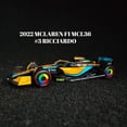 thumbnail image 2 of Bburago-modelo de coche a escala 2022 F1, Mclaren, Mclaren, MCL36, Ricciardo, Norris, Alfa Romeo, Ferrari, Mercedes Red Bull, racig, fórmula 1, juguete Fivean unisex, 2 of 2