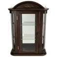 thumbnail image 5 of Design Toscano Rosedale Hardwood Wall Curio Cabinet: Walnut Finish, 5 of 6