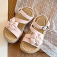 thumbnail image 6 of Staki Wedges for Girls Girls Sandals With Double Strap And Buckle - Lightweight Toddler Sandals - Cushioned Footbed Sandal(Pink,13 Little Kid), 6 of 9