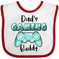 thumbnail image 3 of Inktastic Dad's Gaming Buddy Aqua Controller Boys or Girls Baby Bib, 3 of 4