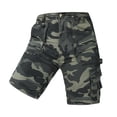 thumbnail image 5 of Dresfit Camo Shorts Mens Baggy Cargo Shorts Summer 2026 Big and Tall Open Bottom Outdoor Carpenter Shorts Elastic Waist Ripstop Work Short Pants Army Green, 5 of 7