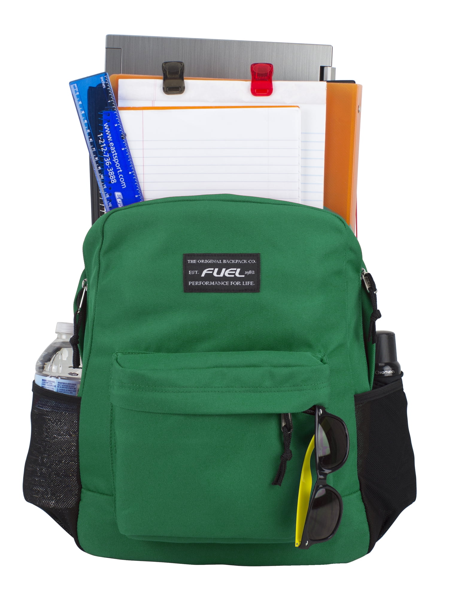 Fuel Unisex Legacy Everyday Classic Backpack, Green