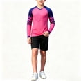 thumbnail image 4 of Kids Goalkeeper Uniform, Multicolor Long Sleeve Football Training Set, Soccer Goalie Jersey & Pants For Boys & Girls Hot Pink 7-8 Years, 4 of 6