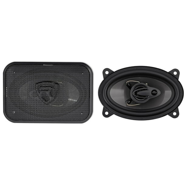 Pair Rockville RV46.3A 4x6" 3Way Car Speakers 500 Watts/70 Watts RMS