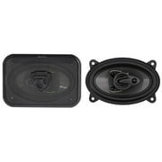 Pair Rockville RV46.3A 4x6" 3-Way Car Speakers 500 Watts/70 Watts RMS CEA Rated