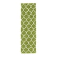 thumbnail image 3 of Unique Loom Trellis Shag Collection Area Rug - Ruby (2' x 7' Runner Green/Ivory), 3 of 12