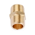 thumbnail image 5 of U.S. Solid 1/2 in MNPT x 1/2 in MNPT Brass Pipe Fitting Hex Nipple, 5 of 5