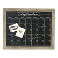 thumbnail image 4 of DesignOvation Beatrice Framed Magnetic Chalkboard Monthly Calendar, 23x29, Rustic Brown, 4 of 5