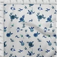 thumbnail image 3 of oneOone Cotton Flex Fabric Flower & Leaves Watercolor Print Fabric By Yard 40 Inch Wide, 3 of 4