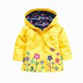 thumbnail image 4 of zuwimk Boys Girls Rain Jackets Lightweight Waterproof Hooded Raincoats Windbreakers for Kids(4-5 Years,Yellow), 4 of 4