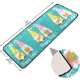 thumbnail image 2 of SKYSONIC 2'X6' Easter Gnomes Runner Rug with Rubber Backing, Lovely Dwarf Non Slip Entryway Rug Runner Washable Soft Area Rug Carpet for Hallway Bedroom Kitchen Decor, 2 of 6
