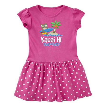

Inktastic Kauai Hawaii Surfing Gift Toddler Girl Dress
